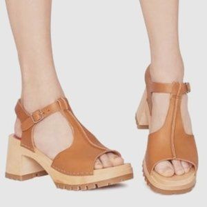 Swedish Hasbeens Tracta Platform Sandal